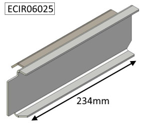 ECIR06025 Parkray RIGHT Side Plate  |  Aspect 6 (NON Eco)